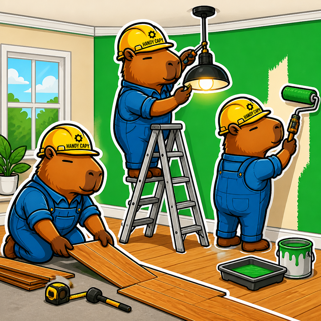 Handy Capy team at work
